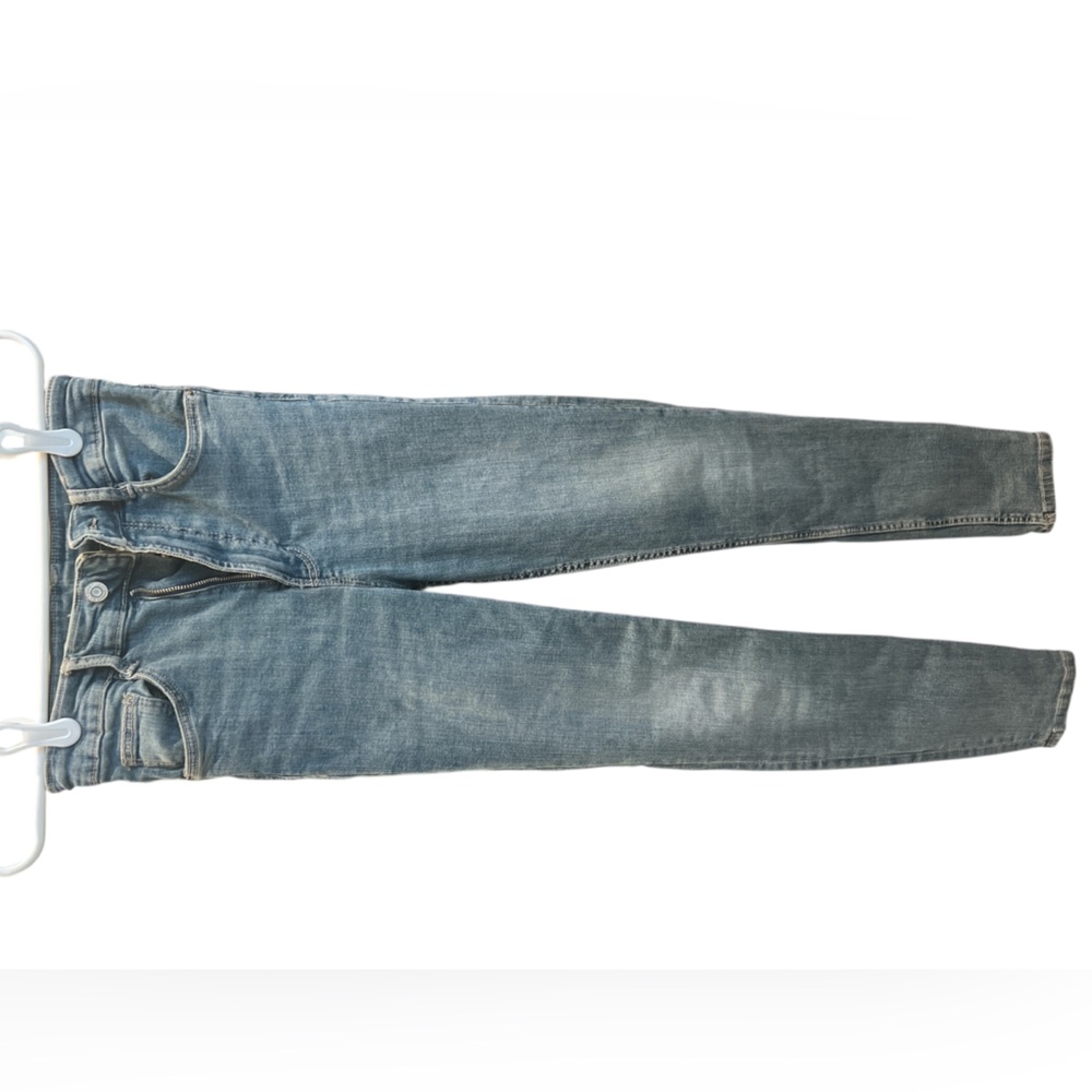 Zara Blue Denim Jeggings ultra high waist